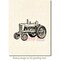 Deep Red Stamps Vintage Farm Tractor Rubber Cling Stamp 3.2 x 2.1 inches